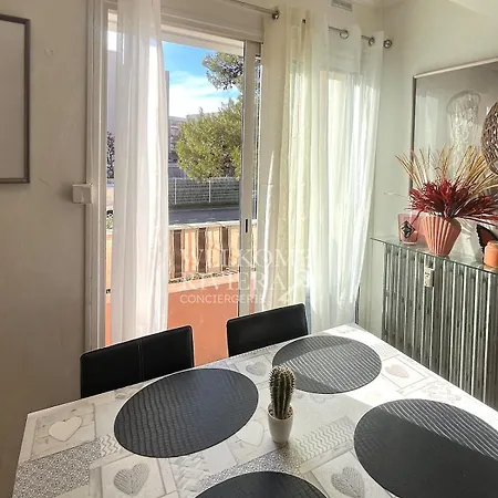 Apartment T2 Plein Sud - Plages A Pied, Clim & Fibre
