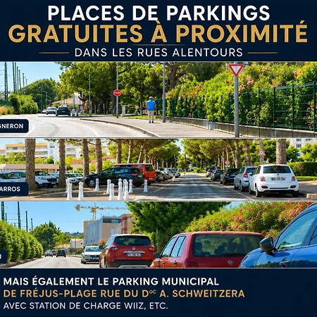 T2 Plein Sud - Plages à Pied, Clim&fibre Apartment Fréjus